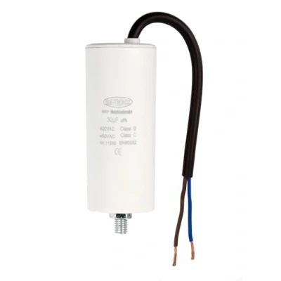 Afbeelding van Condensator startcondensator motorcondensator werkcondensator kabel 30µF 450V