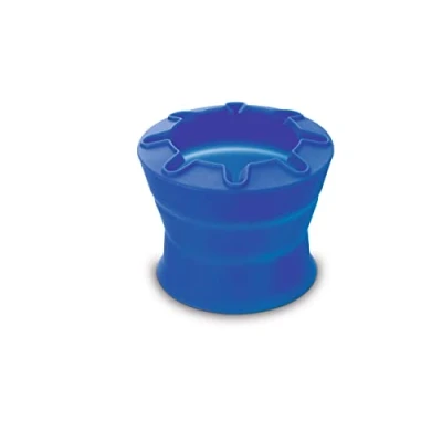 Afbeelding van LAMY aquaplus 543 waterbeker Opvouwbare met penseelhouder in de kleur blauw ideaal voor schoolonderwijs, 1 stuk (1 stuk)