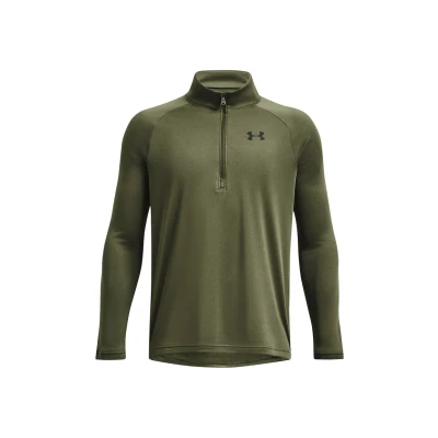 Afbeelding van Under Armour Ua Tech 2.0 1/2 Zip Lichtgewicht hardlooptop met lange mouwen voor jongens en halve ritssluiting, zweetafvoerende sneldrogende gymtop