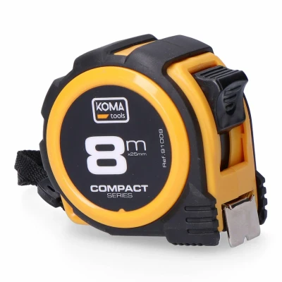 Afbeelding van Rolmaat Koma Tools Compact ABS 8 m x 25 mm