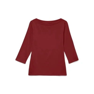 Afbeelding van VERO MODA Vmpanda Modal 3/4 Top JRS Noos, Syrah, XS