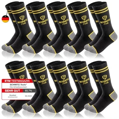 Afbeelding van SCHMITZ.Tools werksokken voor heren in premium kwaliteit, 39 42/43 46/47 50, dames en heren, 10 paar., 47/50 EU