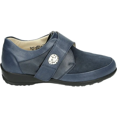 Afbeelding van Actiflex 89096 Dames veterschoenen Kleur: Blauw Maat: 38.5