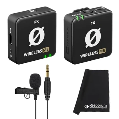 Afbeelding van Rode Wireless ME draadloos microfoonsysteem + Lavalier GO microfoon keepdrum microvezeldoek
