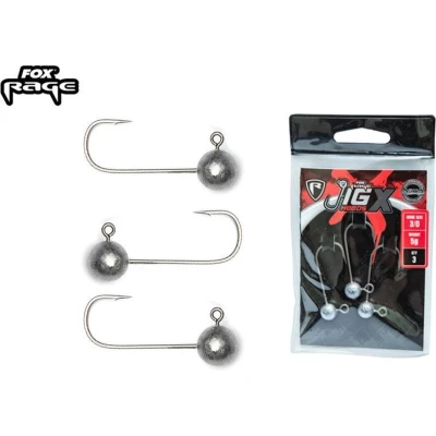 Afbeelding van Fox Rage Jig X Heads Haak 4/0 (3 pcs) Maat : 15g