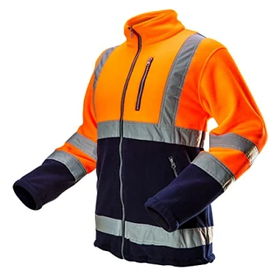 Afbeelding van NEO TOOLS Heren veiligheidsjack werkjas Warn Fleece Jacket (maat S XXL) (oranje/geel) of set met thermische waterdichte broek Warme, comfortabele en lichte jas