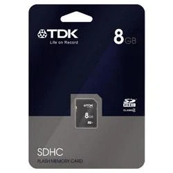 Afbeelding van TDK Secure Digital Card 8GB Class 4 SDHC