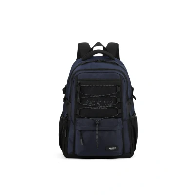 Afbeelding van Aoking Rugzak blauw / zwart wit