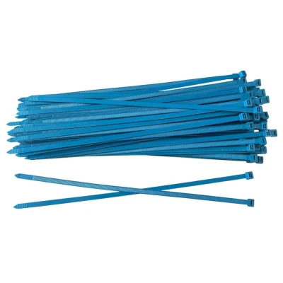 Afbeelding van Kortpack Detecteerbare Kabelbinders 200mm X 4.8mm Blauw (100 Stuks)