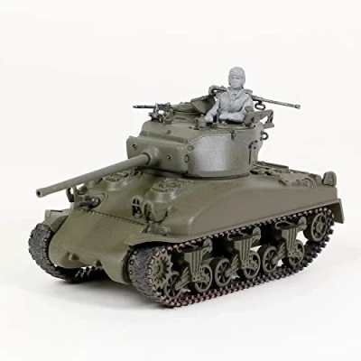 Afbeelding van Forces Of Valor 1:72 US Sherman M4A1 (76) september 1944 staand model, modelbouw, Diorama militaire plastic bouwpakket