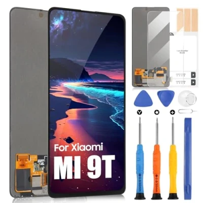 Afbeelding van LCD scherm voor Xiaomi Mi 9T / PRO/Redmi K20 PRO display, vervanging M1903F10G M1903F11G touchscreen digitale montage met gereedschap (6,39 inch, zwart)