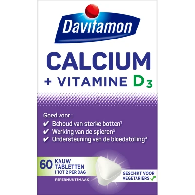 Afbeelding van Davitamon Calcium &amp; D3 mint