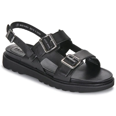 Afbeelding van Kickers Neosummer Sandalen, Dames, Maat: 39, Noir Leer
