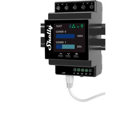 Afbeelding van Shelly Pro Dual Cover &amp; Shutter PM Controller Bluetooth, WiFi