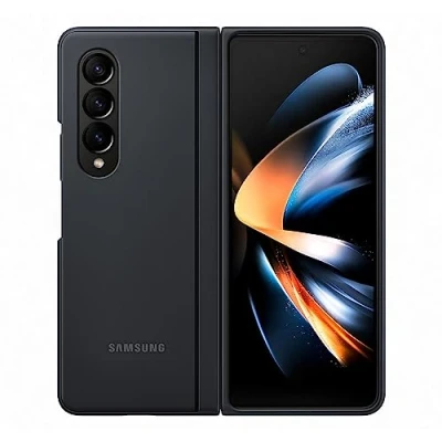 Afbeelding van Samsung Galaxy Z Fold 4 Hoesje Kunststof Hardcase/Backcover Zwart Telefoonhoesje Shockproof/Valbescherming