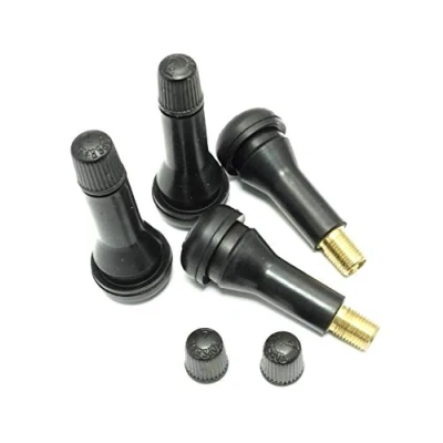 Afbeelding van 4 stuks Snap In rubberen ventielen TR 414 bandenventielen velgventielen 50 mm