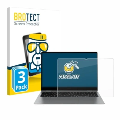 Afbeelding van BROTECT Screenprotector voor Samsung Galaxy Book5 Pro 360 16&quot; Folie Beschermfolie Beschermglas transparant (3 Stuks)