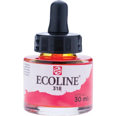 Afbeelding van Talens Ecoline waterverf flacon van 30 ml, karmijn