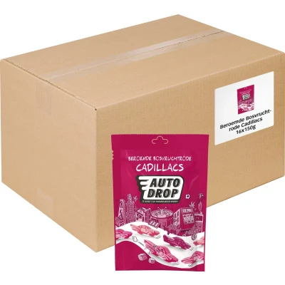 Afbeelding van Autodrop Mixzak Bosvrucht Rode Cadillacs (16x 150gr)
