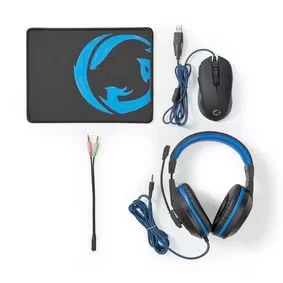 Afbeelding van Nedis Gaming Combo Kit GCK31100BK Zwart