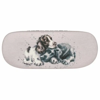 Afbeelding van Brillenkoker Wrendale &#039;Growing Old Together&#039; Spaniel and Labrador Glasses Case Brillenhoes
