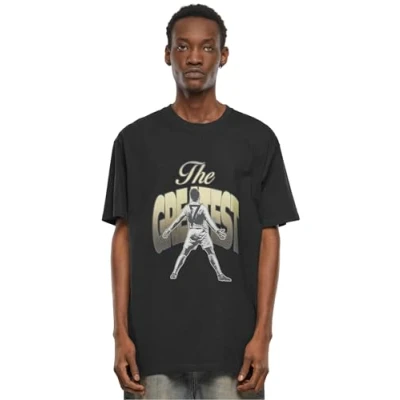 Afbeelding van Upscale by Mister Tee Greatest Heavy Tshirt print, Heren, Maat: XL, Black