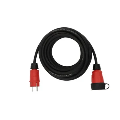 Afbeelding van Brennenstuhl Professional verlengsnoer VN 1100 (10m kabel H07RN F 3G1,5 in zwart, bouwplaatsgebruik en permanent buitengebruik IP44, Made Germany)