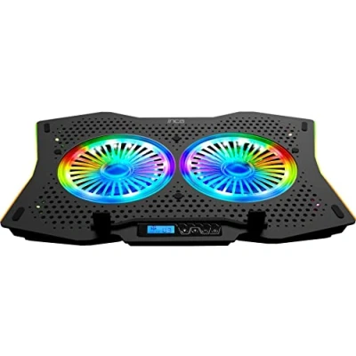 Afbeelding van NCA INC 607GMS notebook/PS/XBox cooling pad 17&quot; (10 18&quot;) Donkere modus