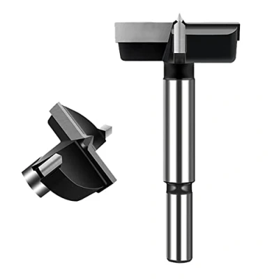 Afbeelding van ASNOMY Forstnerboor van wolfraam, 55 mm, houtboor, kopboor, kunstboor voor hout en hardhout