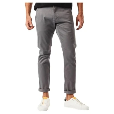 Afbeelding van Dockers Alpha Skinny Grijs maat W 38 L 34 Heren Chino met fit Pasvorm Stretch