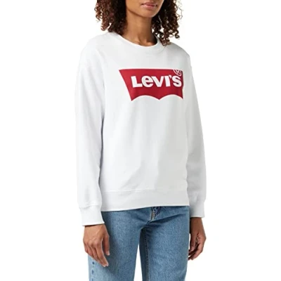 Afbeelding van Levi&#039;s Graphic Standard Crewneck Sweater, Dames, Maat: Small, White