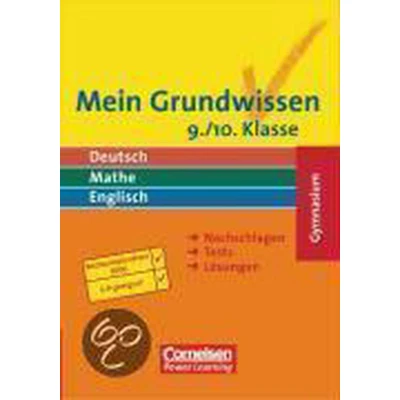 Afbeelding van Mein Grundwissen. 9./10. Schuljahr. Schülerbuch. Gymnasium. Neue Rechtschreibung