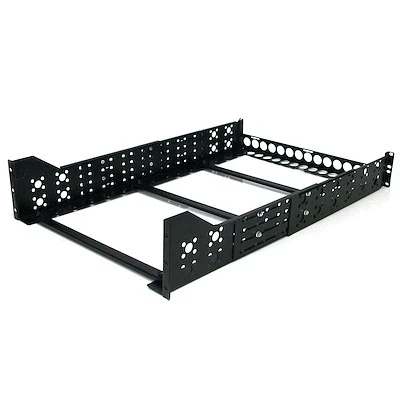 Afbeelding van StarTech.com 3U Vaste 19 Universele Serverrack Rails Verstelbare Diepte