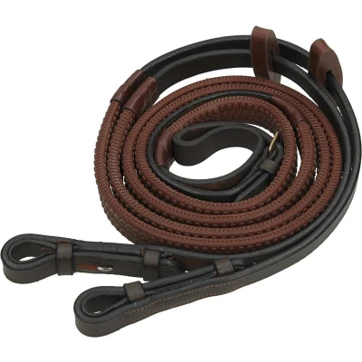 Afbeelding van Horseware Rambo Micklem Multi teugels donkerbruin maat:full