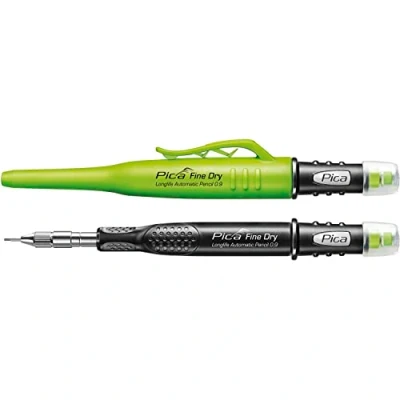 Afbeelding van vasalat Pica diepgatmarker Fine Dry 0.9, potlood boorgatmarker 7070 met 5 grafietvullingen HB 7030
