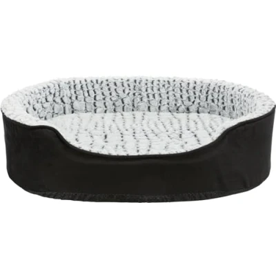 Afbeelding van Trixie hondenmand lino memoryfoam zwart / grijs 83x67 cm