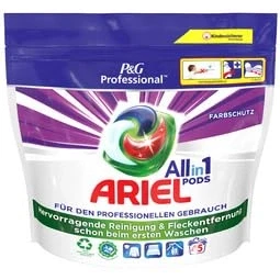 Afbeelding van Ariel Professional All in 1 Pods Color wasmiddel, 90 wasladingen, (2 x 45 capsules), uitstekende vlekverwijdering al vanaf de eerste wasbeurt