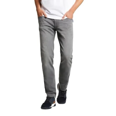 Afbeelding van bugatti Heren Jeans Power Stretch Slim Denim, grijs, 40W x 34L