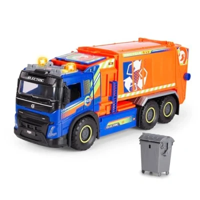 Afbeelding van Dickie Toys Mega Vuilniswagen Giant Garbage Truck Volvo Licht en geluid