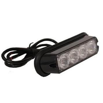 Afbeelding van ORANJE bumper flitser E keurmerk R65 4 LED synchronisatie
