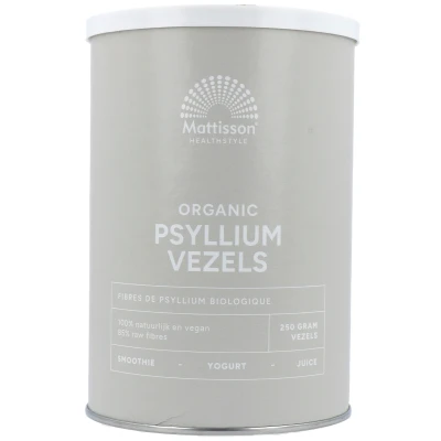 Afbeelding van 2x Mattisson Psyllium Vezels Biologisch 250 gram