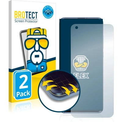 Afbeelding van BROTECT Screenprotector voor Xiaomi Mi 10 Pro Folie Beschermfolie transparant volledig dekking (2 Stuks)