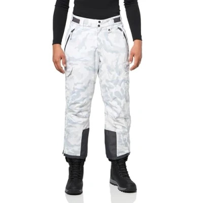 Afbeelding van ARCTIX Heren Tall Size Sneeuw Sport Cargo Broek, Camo Cloud, Medium (32 34W 36L)
