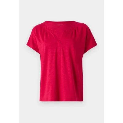 Afbeelding van TOM Tailor Tshirt basic, Dames, Maat: Medium, Raspberry red