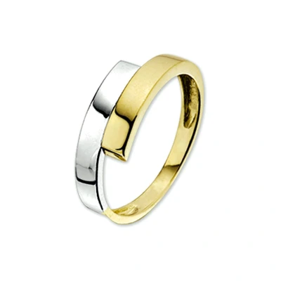 Afbeelding van Bicolor Gouden Ring 4205527 16.50 mm (52)