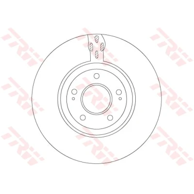 Afbeelding van Trw Remschijf DF7302S