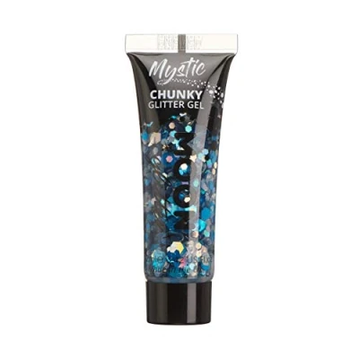 Afbeelding van Moon Creations Glitter Mystic Chunky Gel Frozen Make up Blauw/Zilverkleurig