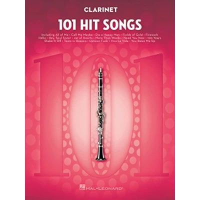 Afbeelding van 101 hit songs clarinette: For Clarinet