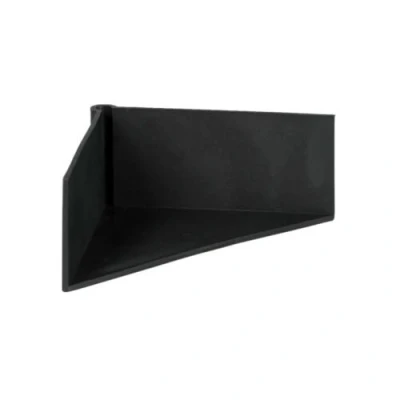 Afbeelding van Kortpack Kunststof Hoekbeschermers (half open) 70mm X 28mm Zwart (1000 Stuks)