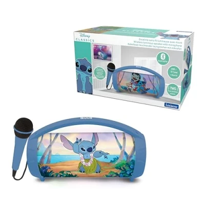 Afbeelding van Lilo &amp; Stitch Draagbare Bluetooth Speaker met microfoon, Stereo 3380743105154